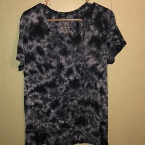 Black tie dye Tee